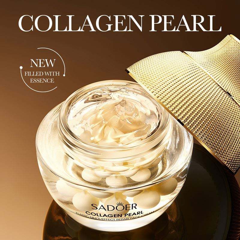 Crema facial colágeno perlas SADOER