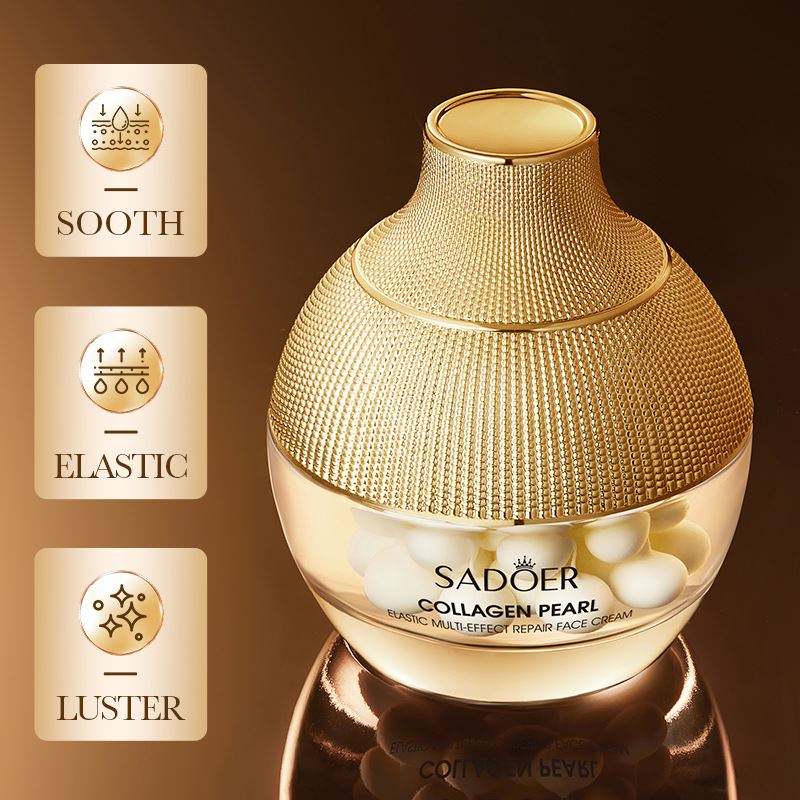 Crema facial colágeno perlas SADOER