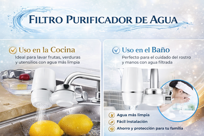 Filtro purificador de agua